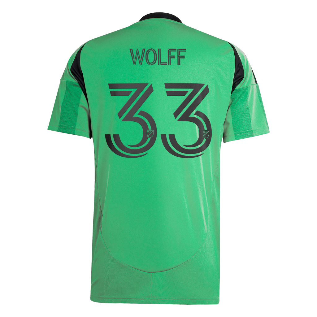 Men's Austin FC Owen Wolff Green 2025 The Heartbeat Kit Replica Jersey