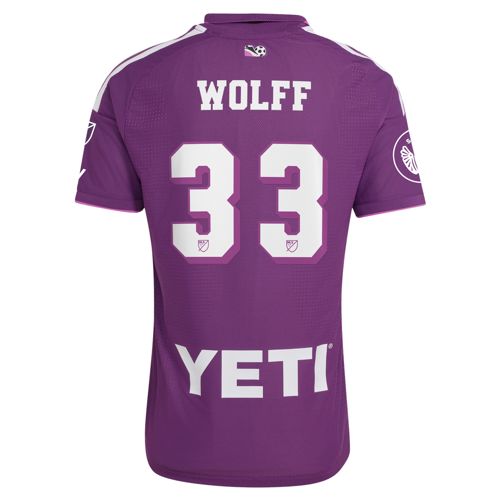 Men's Austin FC Owen Wolff Purple 2026 Archive On-Field Authentic Jersey