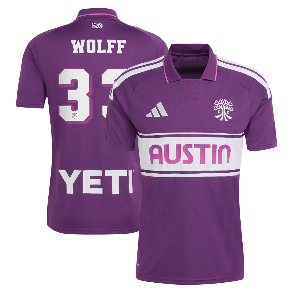 Men's Austin FC Owen Wolff Purple 2026 Archive Replica Jersey