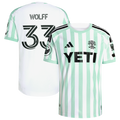 Men's Austin FC Owen Wolff White 2026 The Rooted Kit On-Field Authentic Patch Jersey
