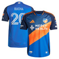Men's FC Cincinnati Pavel Bucha Blue 2025 Orange and Blue Legacy Kit On-Field Authentic Jersey