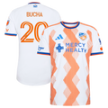Men's FC Cincinnati Pavel Bucha White 2026 The Seven Hills Kit On-Field Authentic Patch Jersey