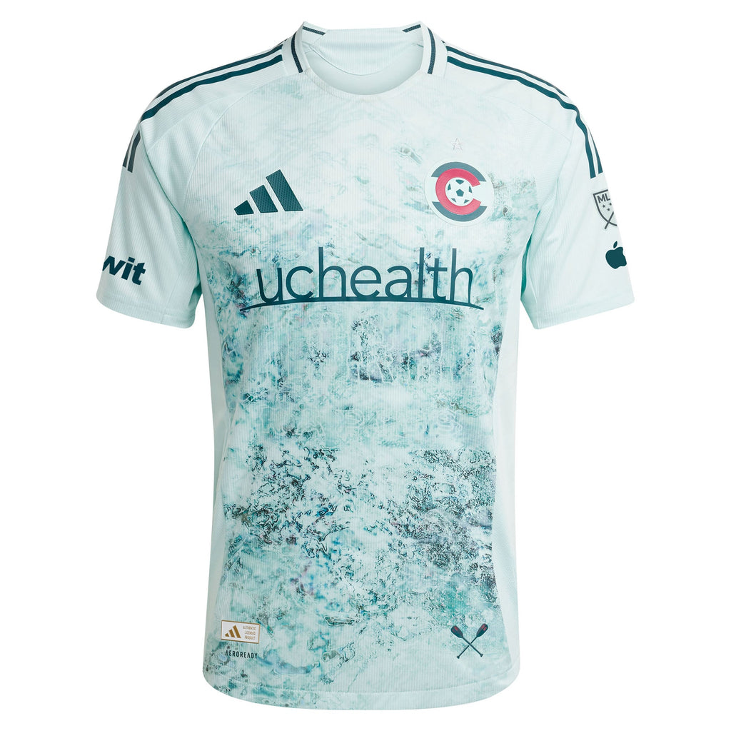 Men's Colorado Rapids Paxten Aaronson Green 2025 Headwaters On-Field Authentic Jersey