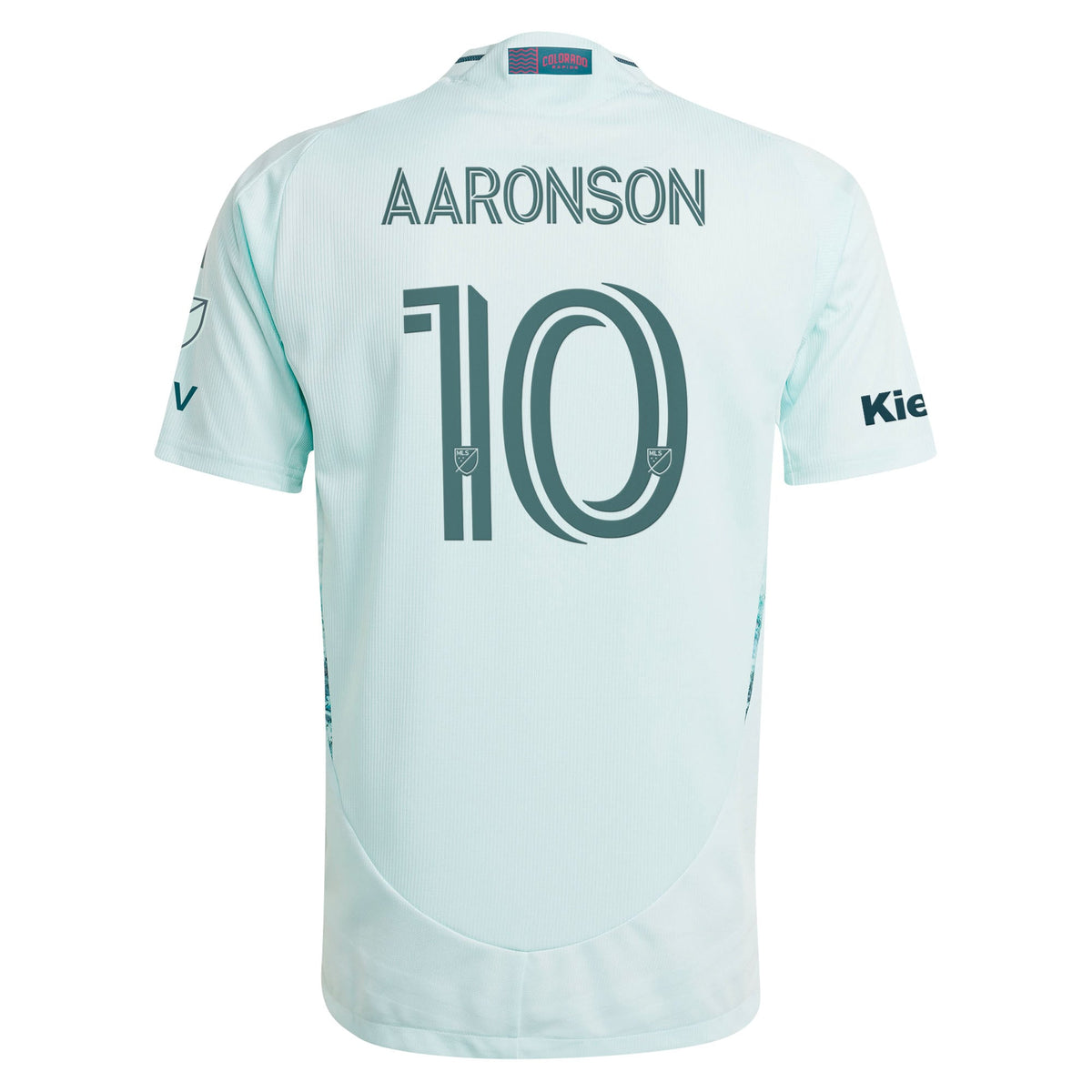 Men's Colorado Rapids Paxten Aaronson Green 2025 Headwaters On-Field Authentic Jersey