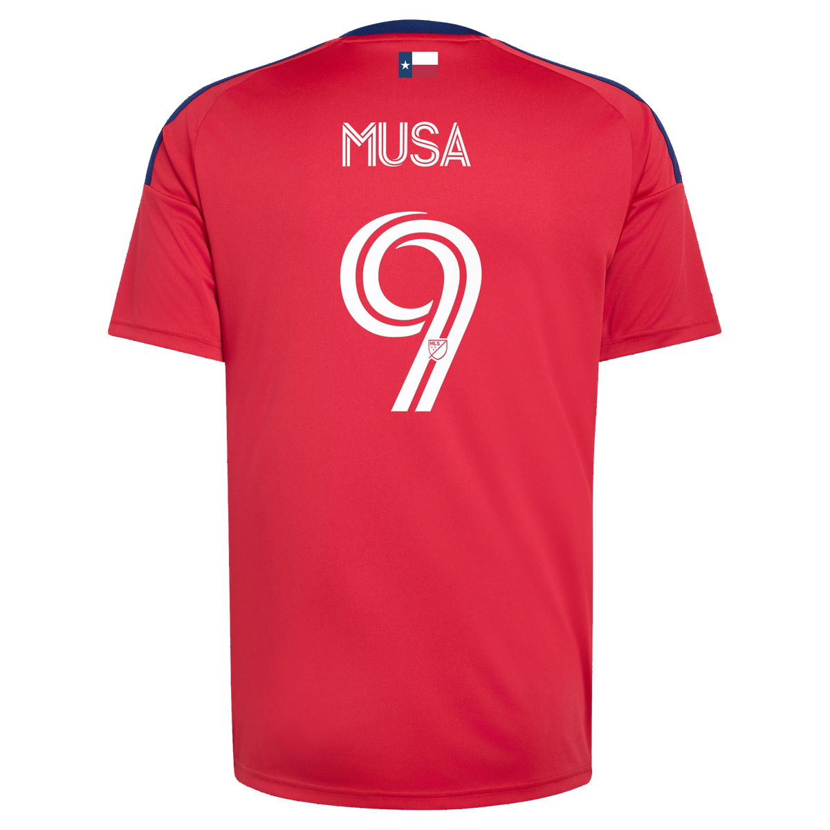Men's FC Dallas Petar Musa Red 2026 DNA Kit Replica Jersey