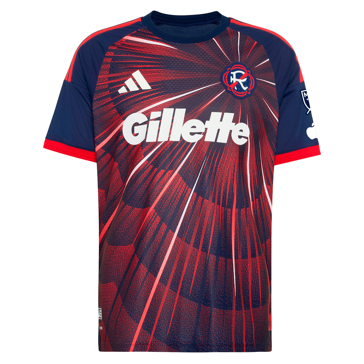 Men's New England Revolution Peyton Miller Blue 2026 Independence Day On-Field Authentic Patch Jersey