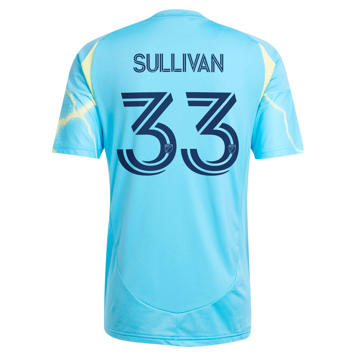 Men's Philadelphia Union Quinn Sullivan Blue 2025 The Voltage Kit Replica Player Jersey