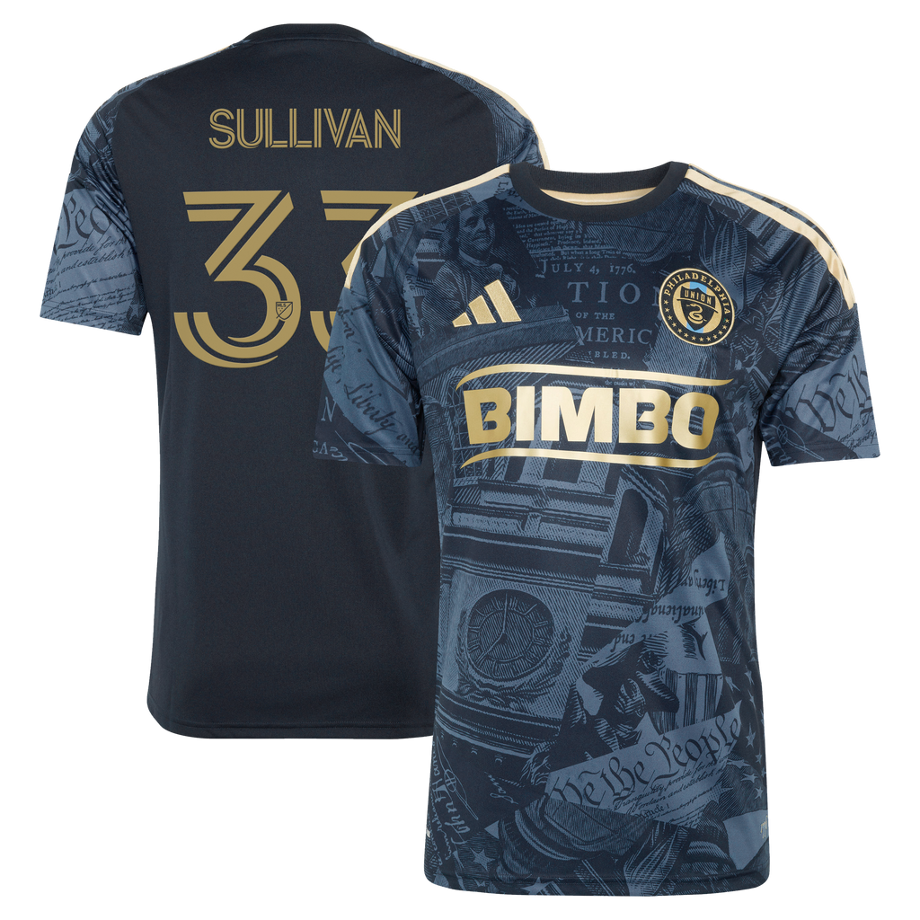 Men's Philadelphia Union Quinn Sullivan Navy 2026 1776 Kit Replica Jersey