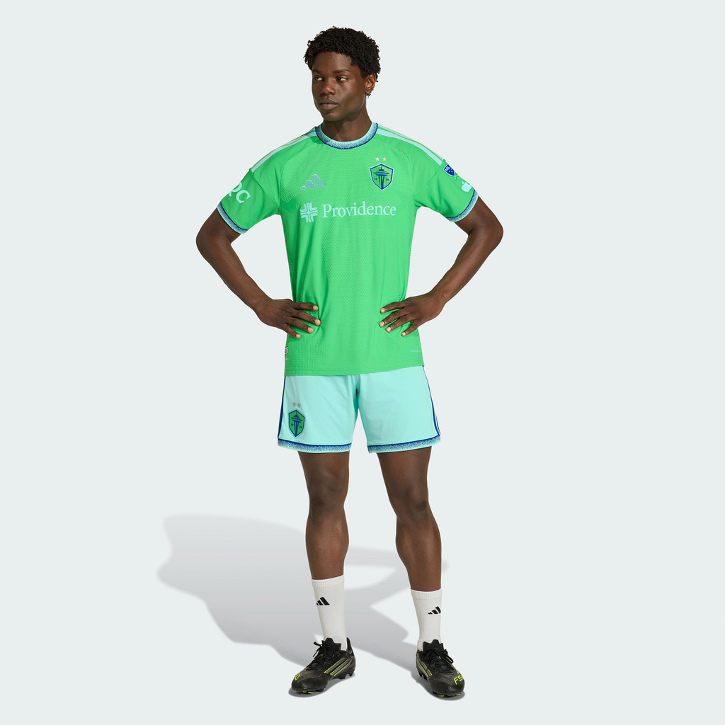 Men's Seattle Sounders FC Rave Green 2026 The Evergreen State Kit On-Field Authentic Patch Jersey