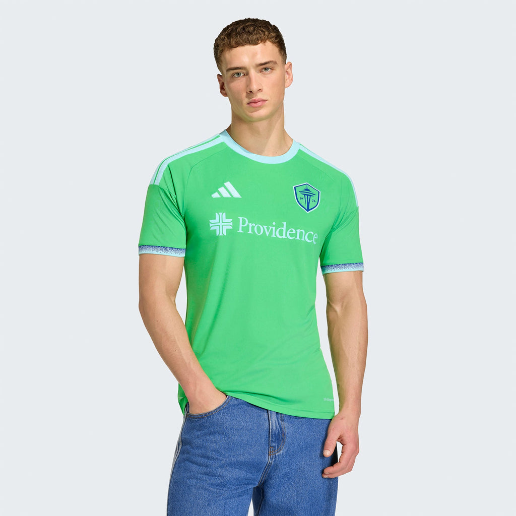 Men's Seattle Sounders FC Rave Green 2026 The Evergreen State Kit Replica Jersey