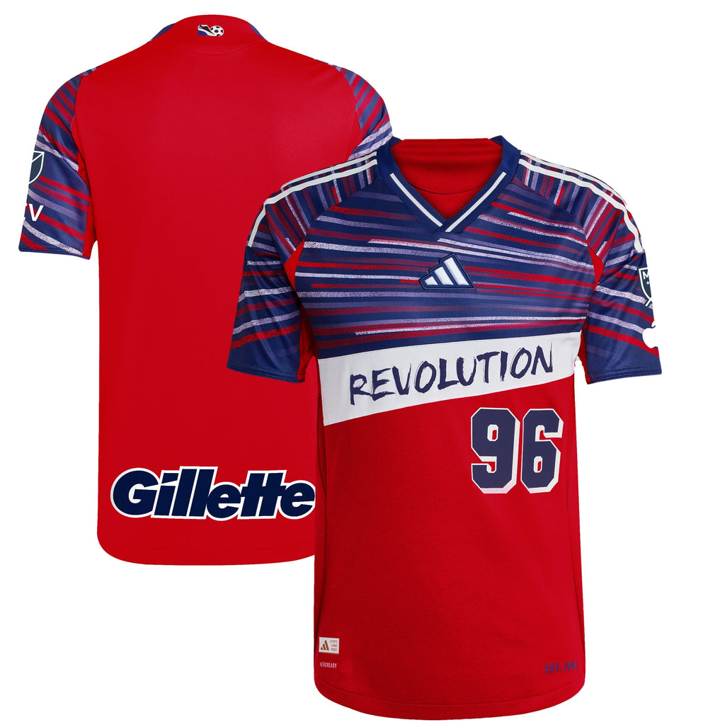 Men's New England Revolution Red 2025 Third Authentic Jersey