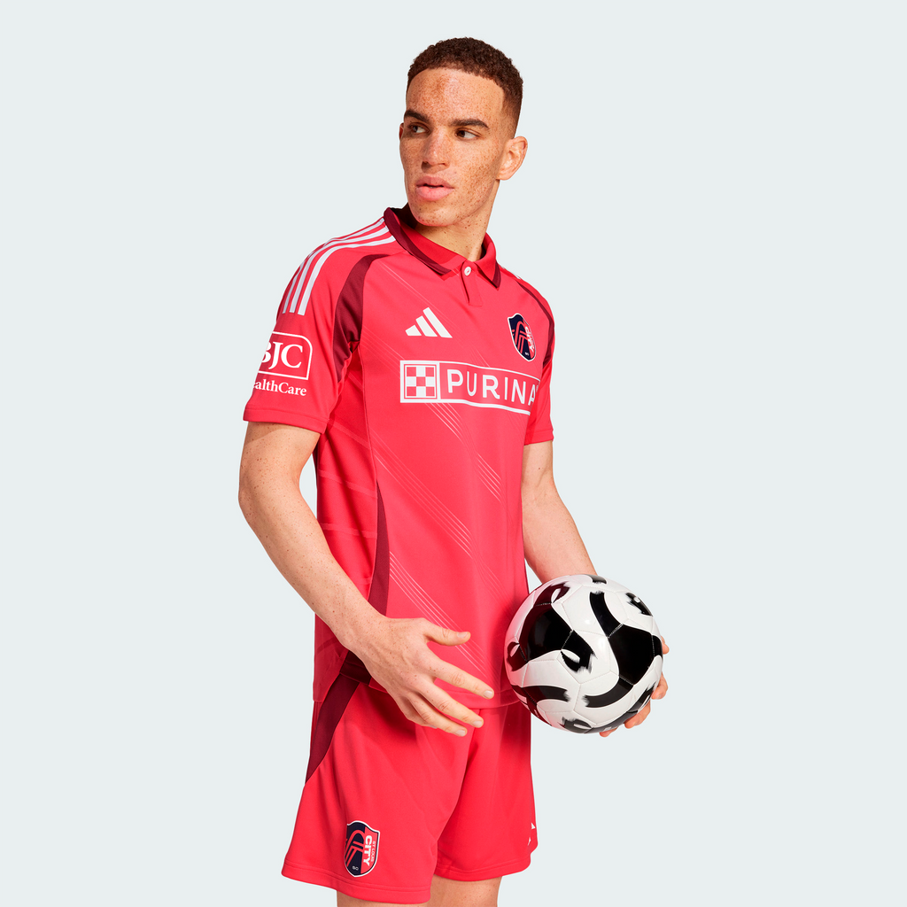 Men's St. Louis CITY SC Red 2025 Forever CITY Red On-Field Authentic Jersey