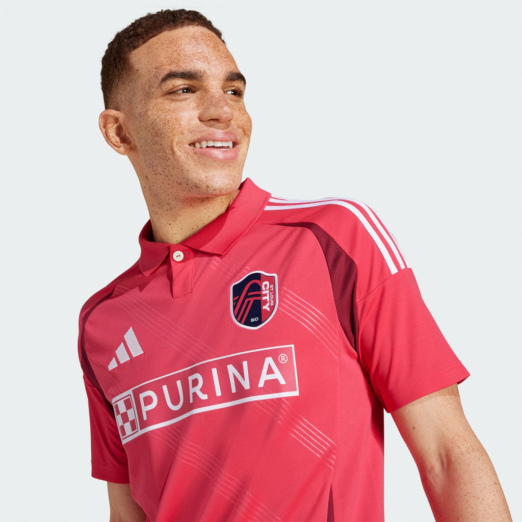 Men's St. Louis City SC Red 2025 Forever CITY Red Replica Jersey
