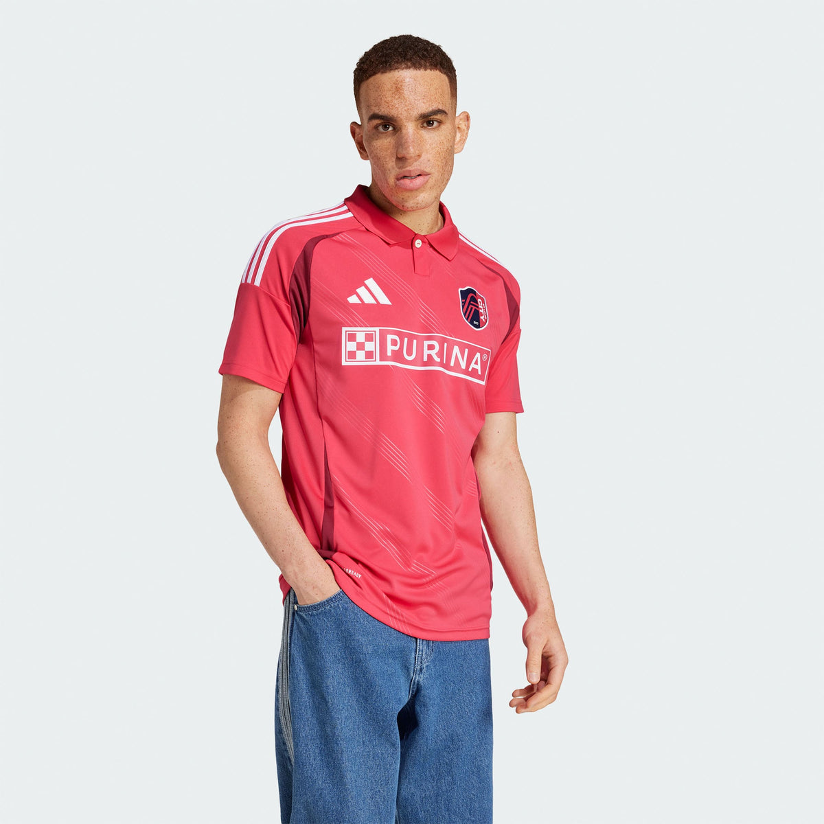 Men's St. Louis City SC Red 2025 Forever CITY Red Replica Jersey