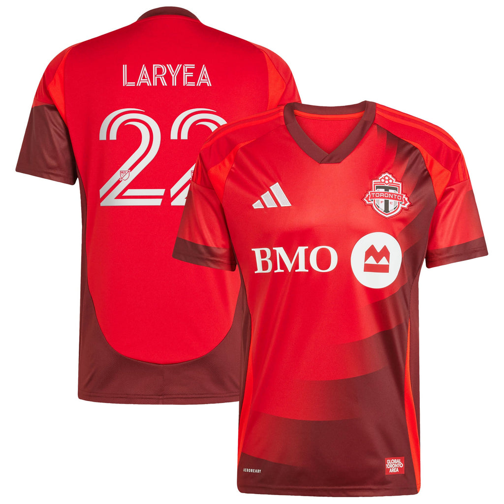 Men's Toronto FC Richie Laryea Red 2025 Club Kit Replica Player Jersey