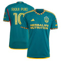 Men's LA Galaxy Riqui Puig Green 2024 LA Kit Authentic Player Jersey