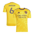 Men's Orlando City SC Robin Jansson Gold 2026 Sunken Treasure Kit Replica Jersey