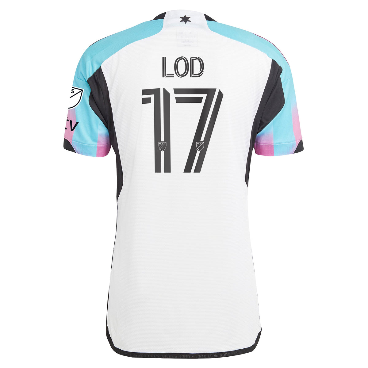 Men's Minnesota United FC Robin Lod White 2023 The Northern Lights Kit Authentic Jersey