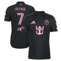 Men's Inter Miami CF Rodrigo De Paul Black 2026 Presagio On-Field Authentic Patch Jersey
