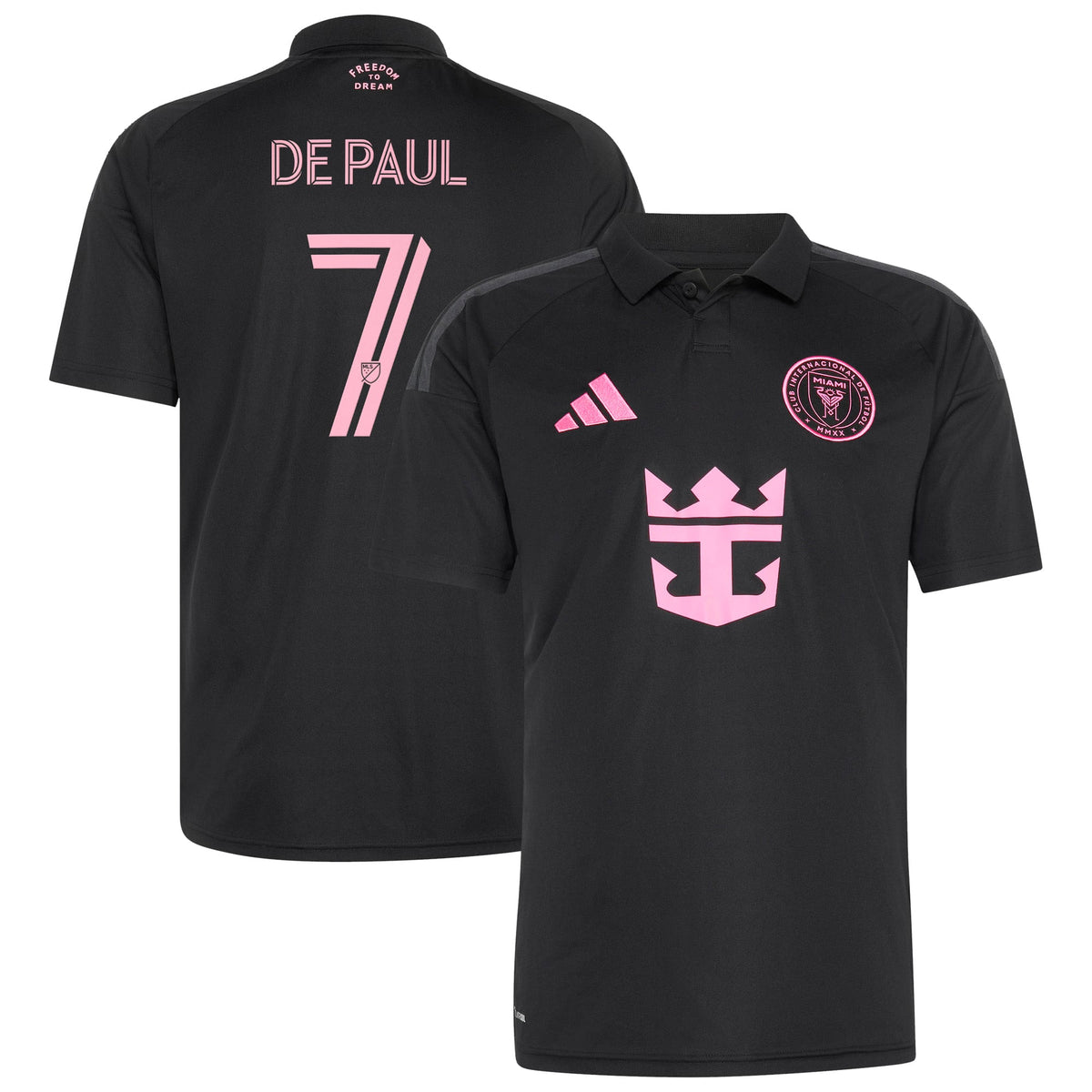 Men's Inter Miami CF Rodrigo De Paul Black 2026 Presagio Replica Jersey