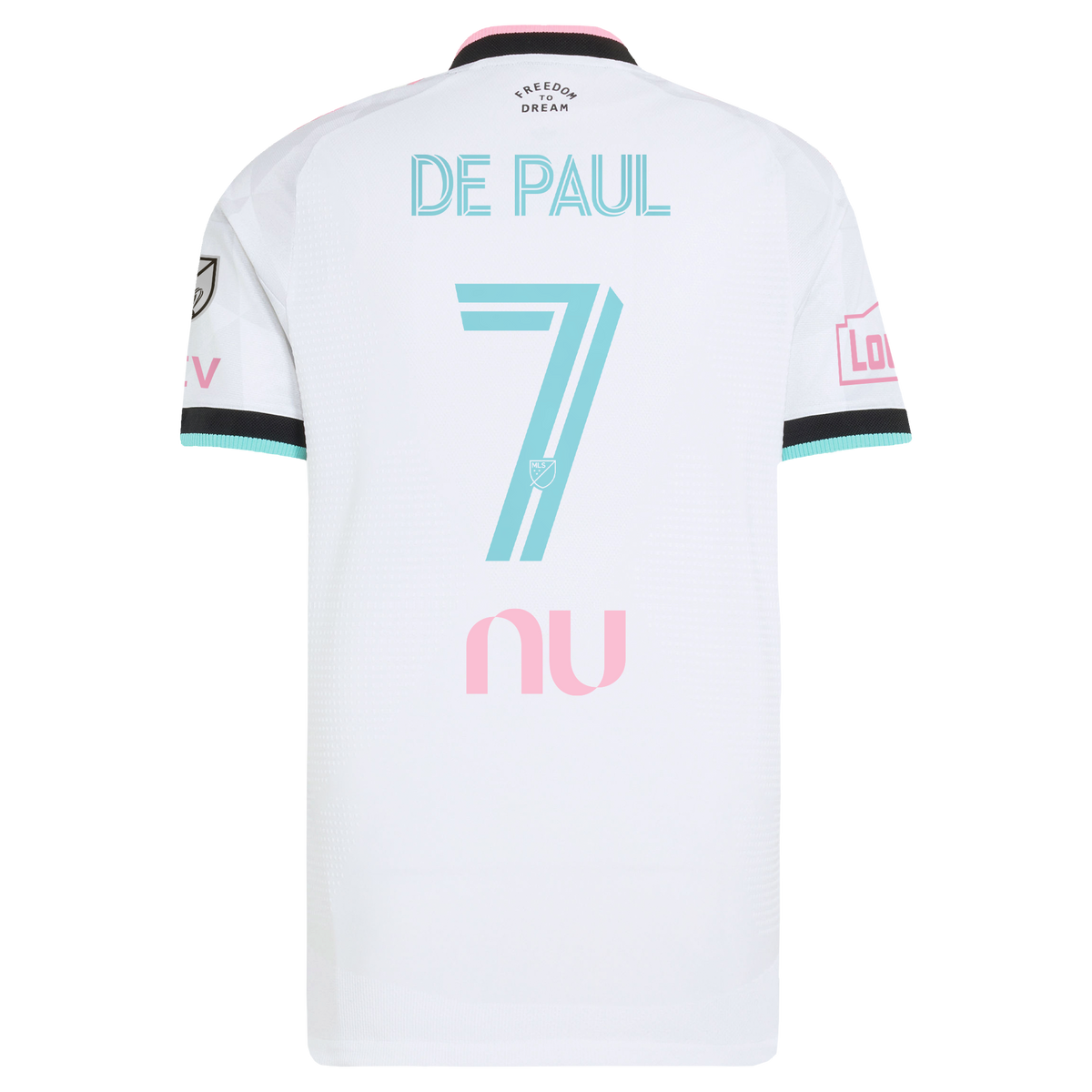 Men's Inter Miami CF Rodrigo De Paul White 2026 Third On-Field Authentic Jersey
