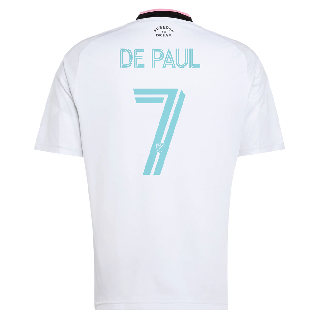 Men's Inter Miami CF Rodrigo De Paul White 2026 Third Replica Jersey