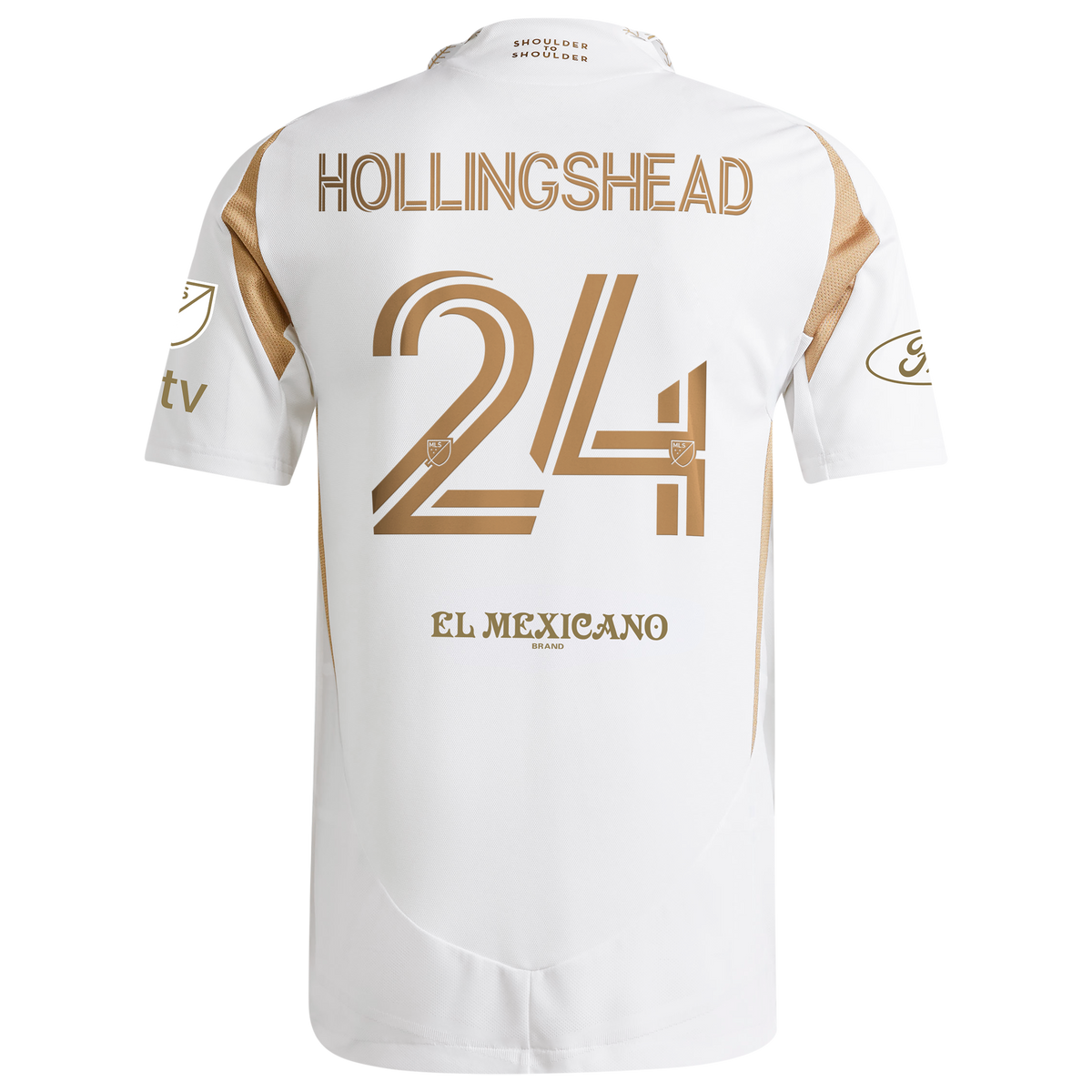 Men's LAFC Ryan Hollingshead White 2025 Secondary Authentic Player Jersey