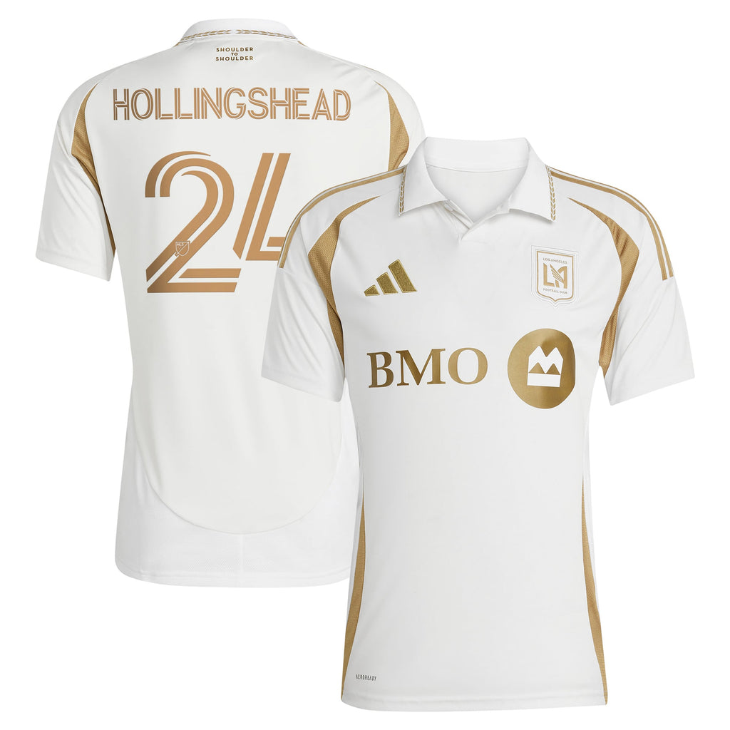 Men's LAFC Ryan Hollingshead White 2025 Secondary Replica Player Jersey