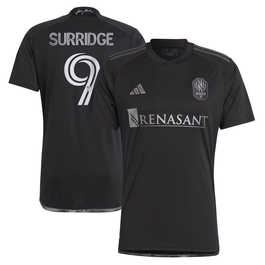 Men's Nashville SC Sam Surridge Black 2023 Man In Black Kit Replica Player Jersey