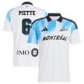 Men's CF Montreal Samuel Piette White 2026 Archive Replica Jersey