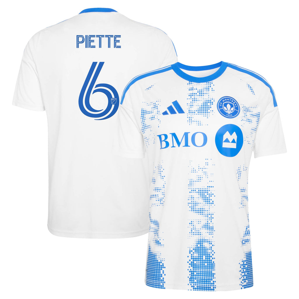 Men's CF Montreal Samuel Piette White 2026 The Procure Jersey Replica Jersey