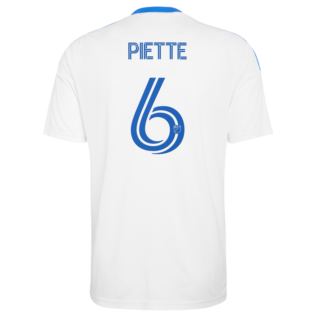 Men's CF Montreal Samuel Piette White 2026 The Procure Jersey Replica Jersey