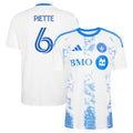 Men's CF Montreal Samuel Piette White 2026 The Procure Jersey Replica Jersey