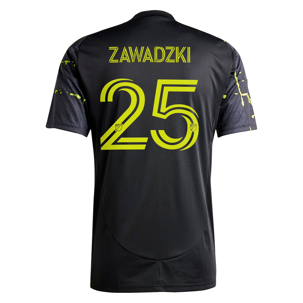 Men's Columbus Crew Sean Zawadzki Black 2025 The Goosebumps Kit Replica Player Jersey