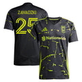 Men's Columbus Crew Sean Zawadzki Black 2025 The Goosebumps Kit Replica Player Jersey