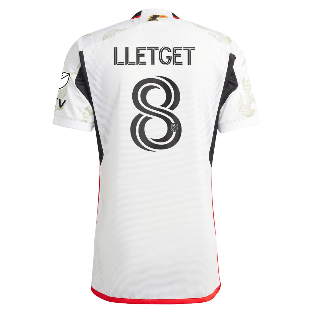 Men's FC Dallas Sebastian Lletget White 2024 Burn Baby Burn Authentic Player Jersey