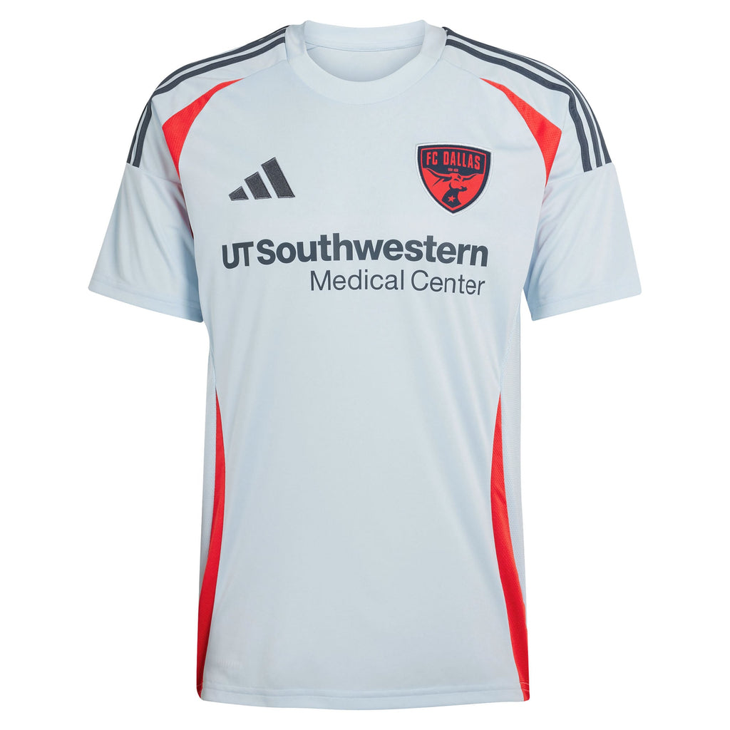 Men's FC Dallas Sebastien Ibeagha Light Blue 2025 The Inferno Kit Replica Player Jersey