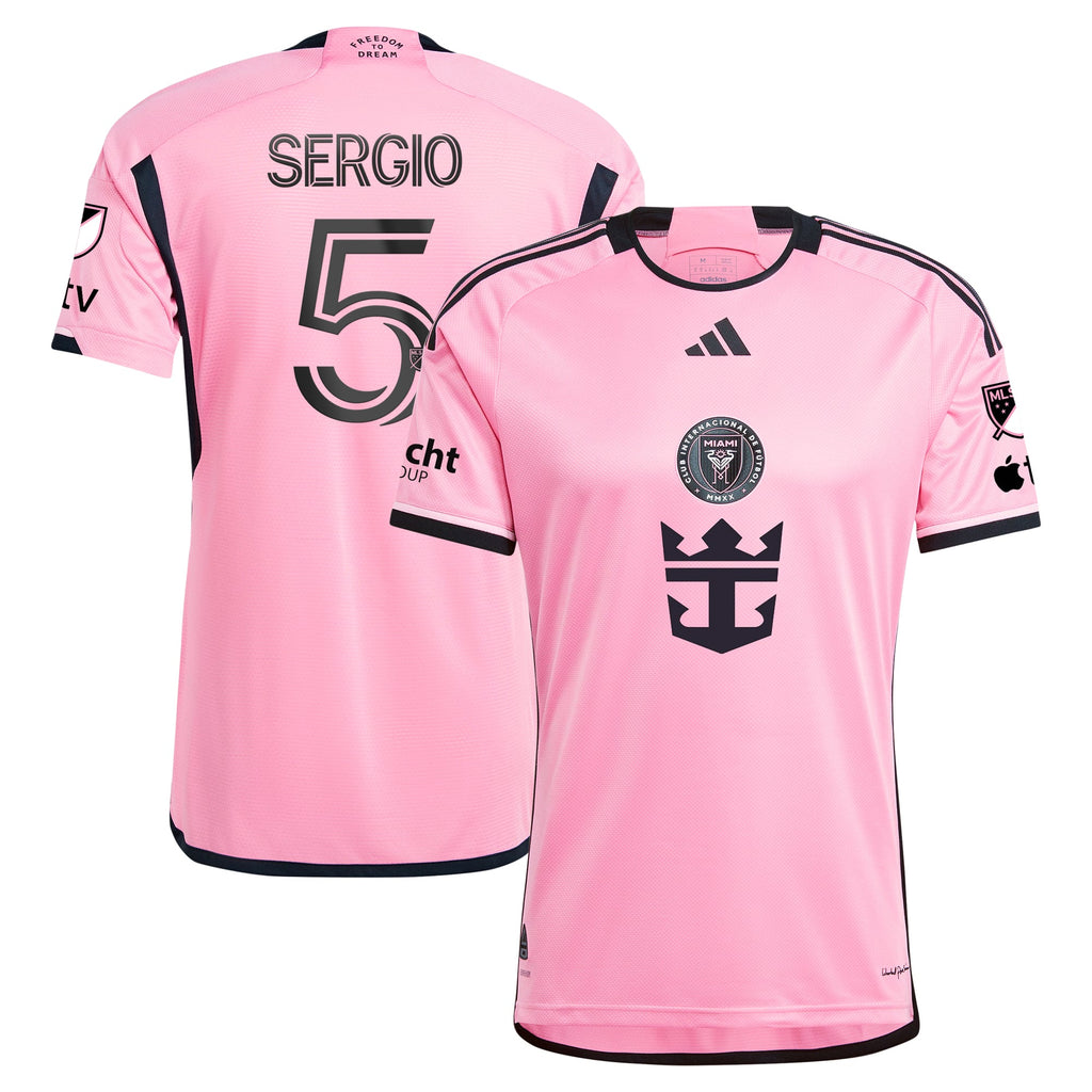 Men's Inter Miami CF Sergio Busquets Pink 2024 2getherness Authentic Player Jersey