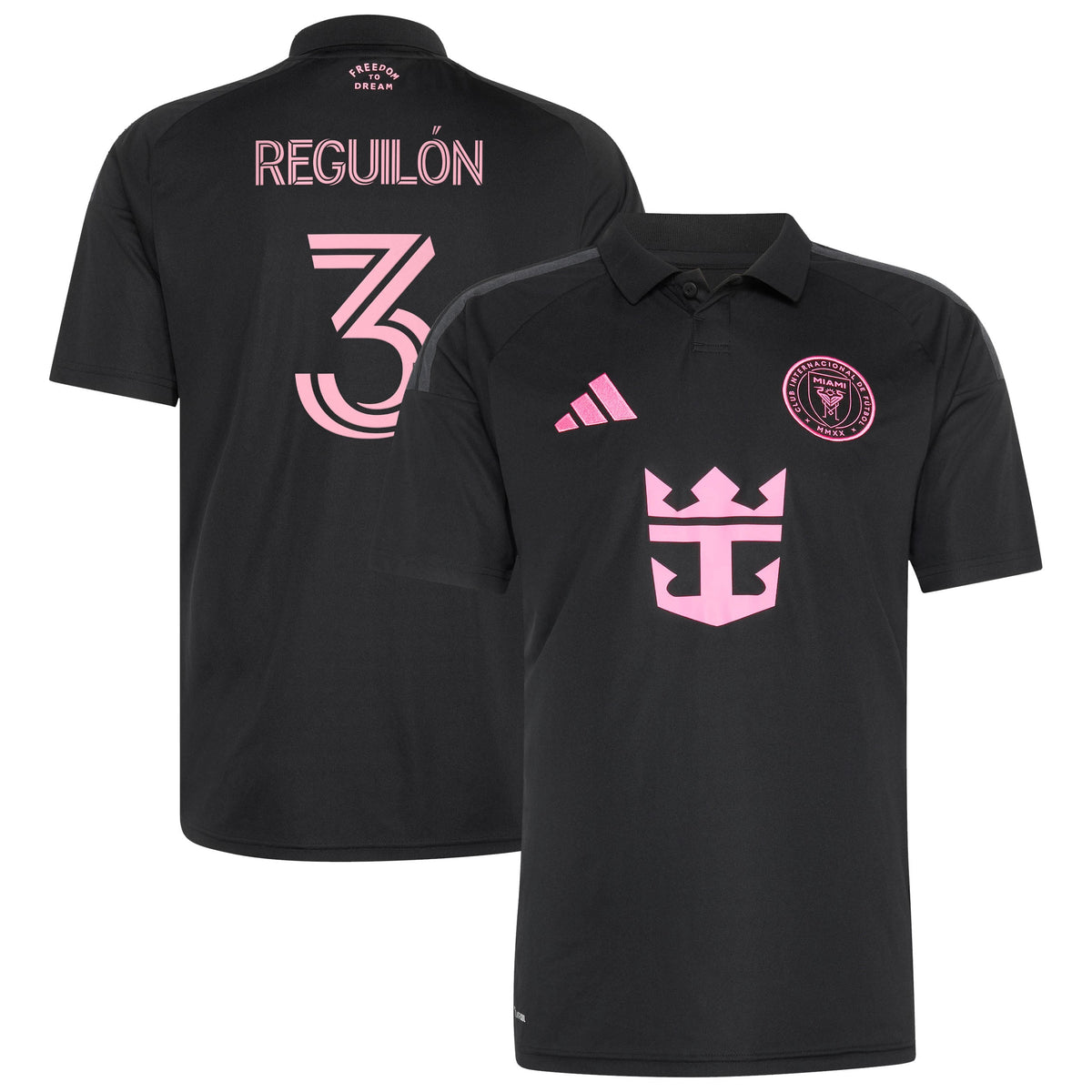 Men's Inter Miami CF Sergio Reguilón Black 2026 Presagio Replica Jersey