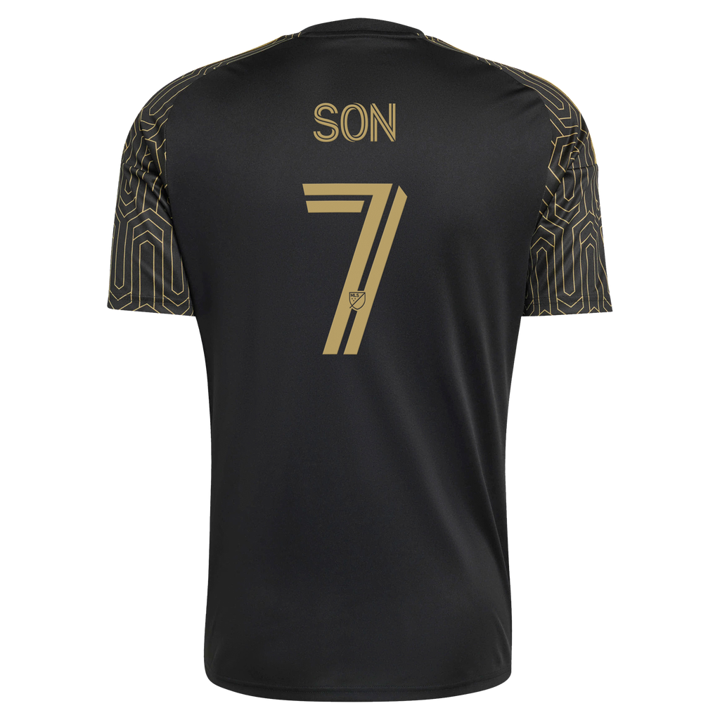 Men's LAFC Son Heung-Min Black 2026 Primary Kit Replica Jersey