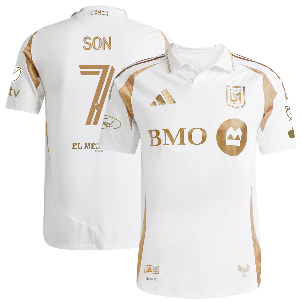 Men's LAFC Son Heung-Min White 2025 Secondary Authentic Player Jersey