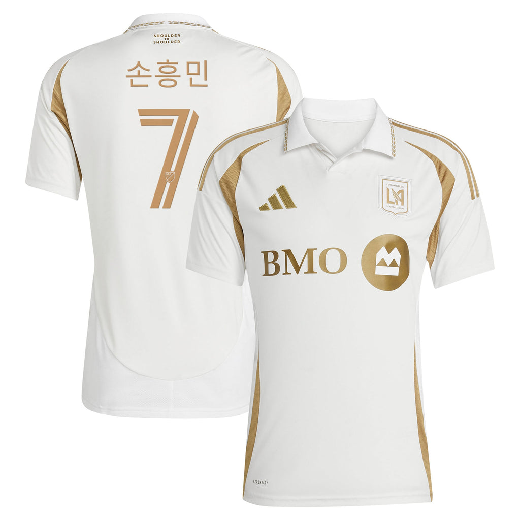 Men's LAFC Son Heung-Min White 2025 Secondary Replica Jersey