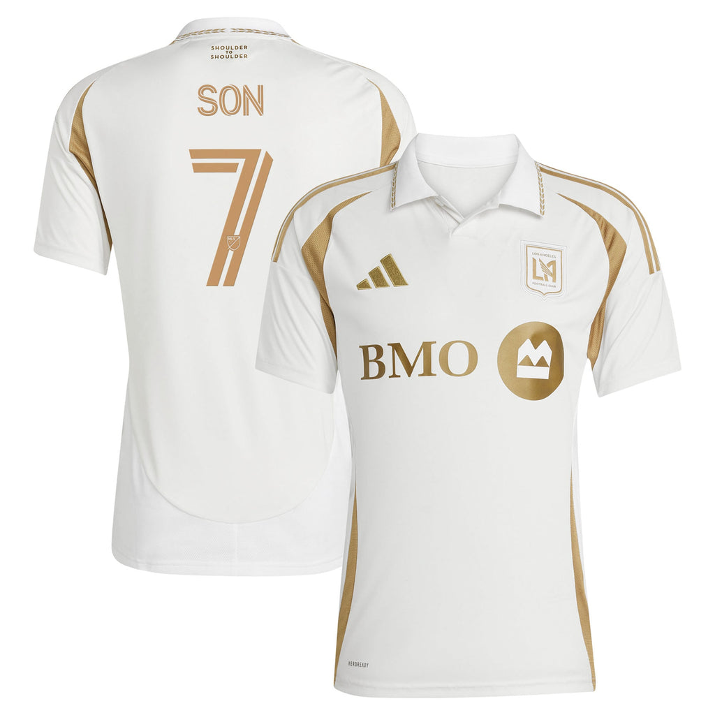 Men's LAFC Son Heung-Min White 2025 Secondary Replica Player Jersey
