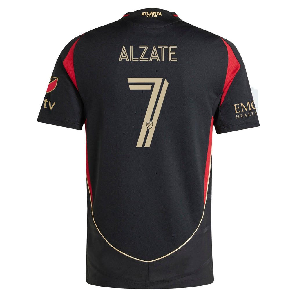 Men's Atlanta United FC Steven Alzate Black 2025 The Connector On-Field Authentic Jersey