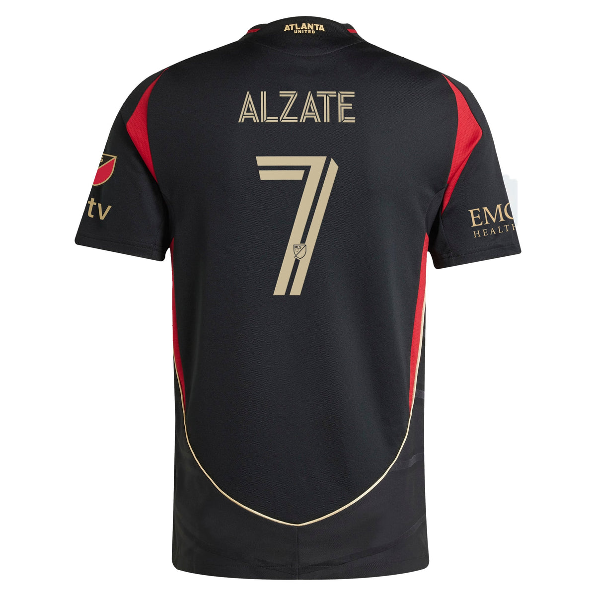 Men's Atlanta United FC Steven Alzate Black 2025 The Connector On-Field Authentic Jersey