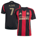 Men's Atlanta United FC Steven Alzate Black The Connector Replica Jersey