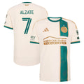 Men's Atlanta United FC Steven Alzate Tan 2026 Spirit of '96 On-Field Authentic Patch Jersey