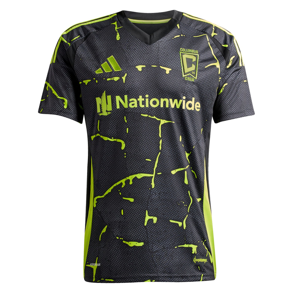 Men's Columbus Crew Steven Moreira Black 2025 The Goosebumps Kit Replica Jersey