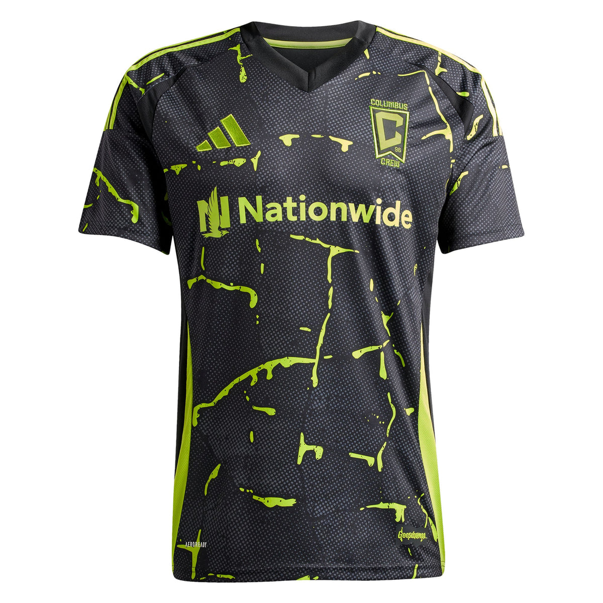 Men's Columbus Crew Steven Moreira Black 2025 The Goosebumps Kit Replica Jersey