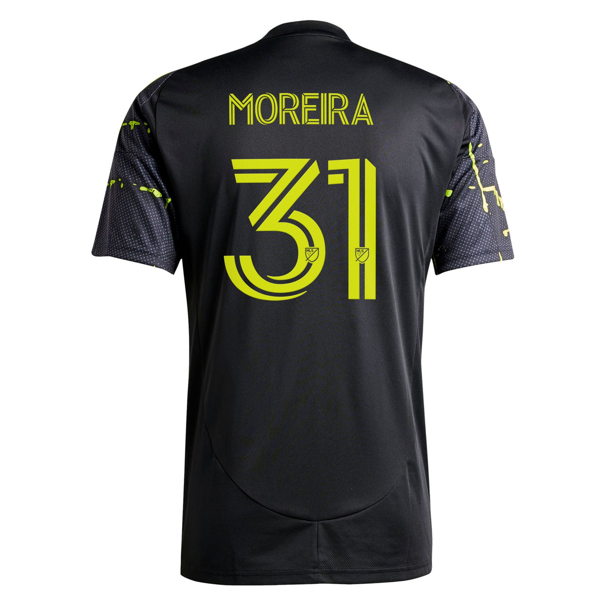 Men's Columbus Crew Steven Moreira Black 2025 The Goosebumps Kit Replica Jersey